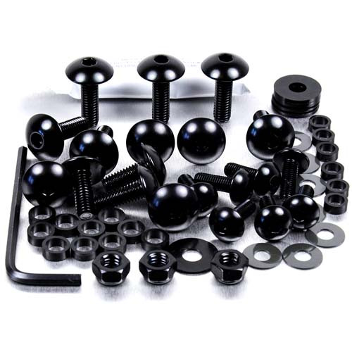 Kit viti carena Ergal Suzuki GSXR 1000 K9-K10 Nero