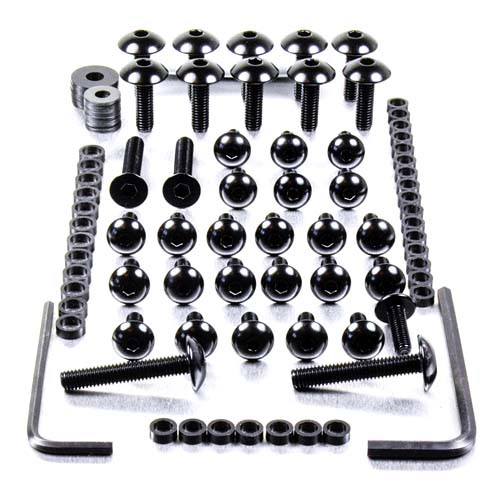 Kit viti carena Ergal Triumph Daytona 955i 04-05 Nero