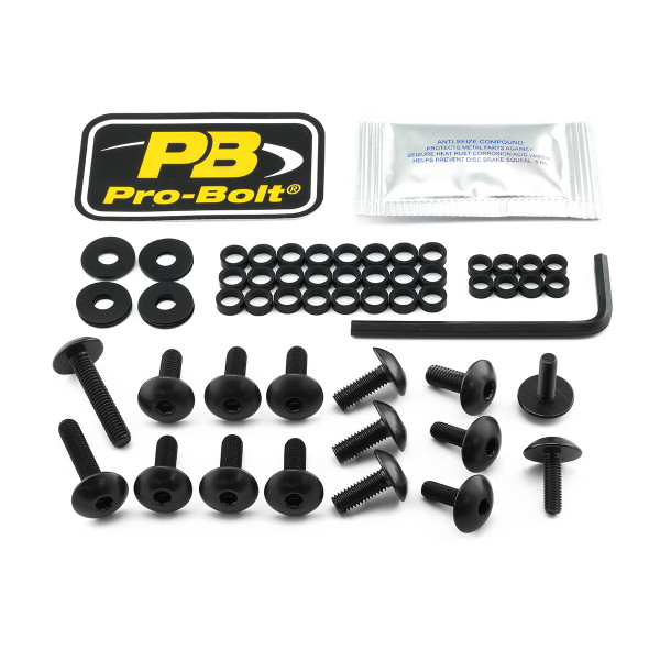 Kit viti carena Ergal Yamaha MT01 1670cc Nero