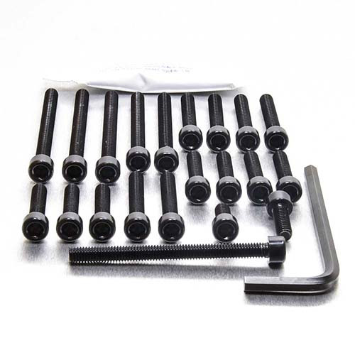 Kit Viti Ergal Carter Motore Kawasaki ZR400 A-Z Nero