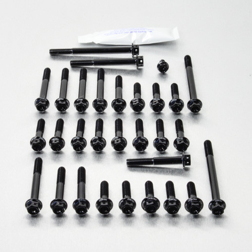 Kit Viti Ergal Carter Motore GSR600 '06+ Testa Forata Corsa Nero