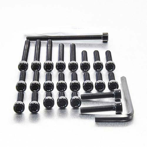 Kit Viti Ergal Carter Motore RD500LC Nero