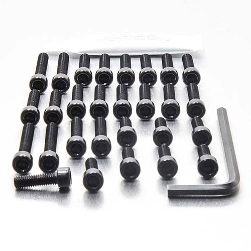 Kit Viti Ergal Carter Motore Yamaha XJ750 Seca Nero