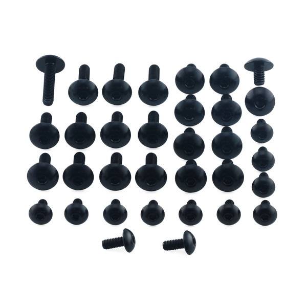 Kit viti carena Ergal Yamaha MT-07 Nero