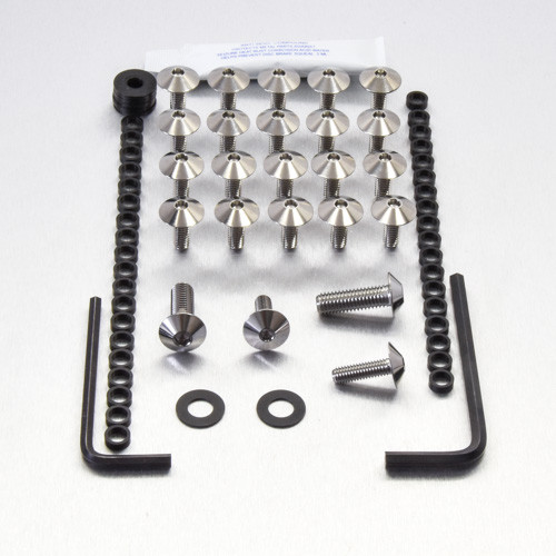 Kit viti carena Inox Kawasaki KX250F 4 Tempi