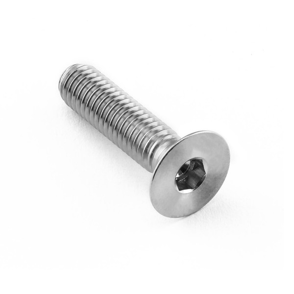 Vite Inox Testa Piana Svasata M6 x (100mm) x 25mm