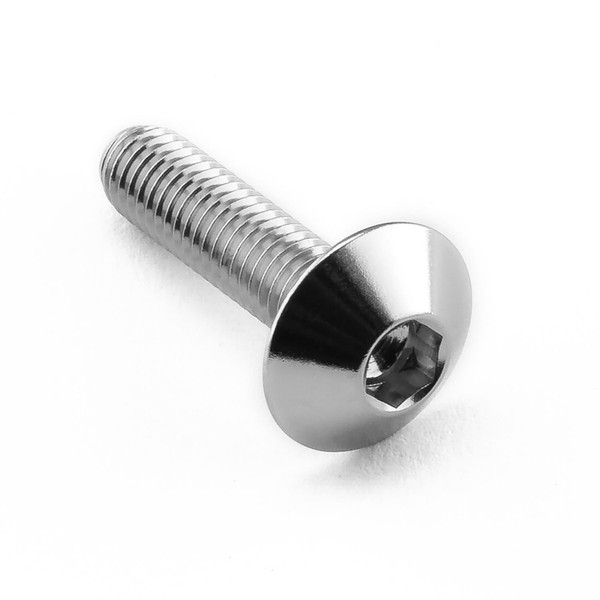Vite Inox Testa Bombata M5 x (08mm) x 20mm