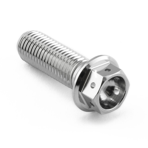 Vite Inox testa esagonale flangiata M10 x (125mm) x 30mm Testa Forata
