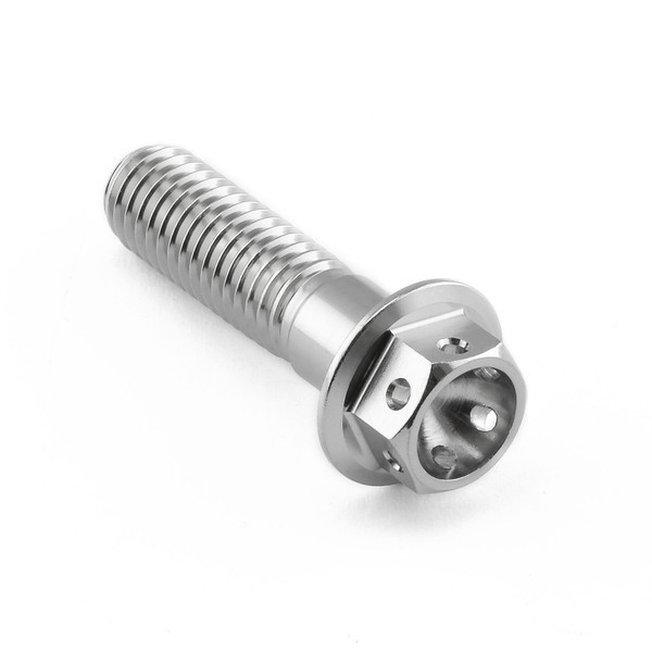 Vite Inox testa esagonale flangiata M8 x (125mm) x 30mm Testa Forata
