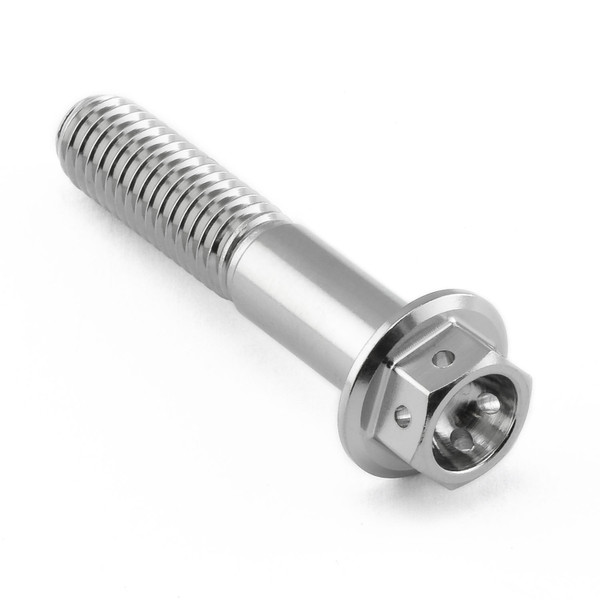 Vite Inox testa esagonale flangiata M8 x (125mm) x 40mm Testa Forata