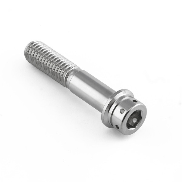 Inox Testa Cilindrica Forata Flangiata M8x(1.25mm)x40mm