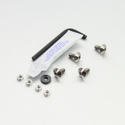 Kit Viti Inox Plexiglass 4 Viti e Collari