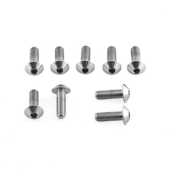 Kit Viti Inox Plexiglass (4mm moto italiane) 9 Viti