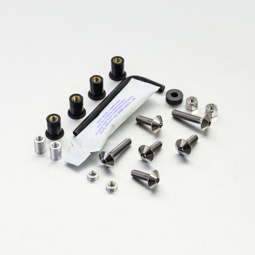 Kit Viti Titanio Plexiglass Honda CBR600FX-FY