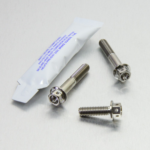Kit Viti Inox Serraggio Bracciale Leve Freno e Frizione Testa Forata Corsa