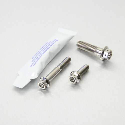 Inox - Kit Viti Copricatena e Guida Testa Forata Corsa