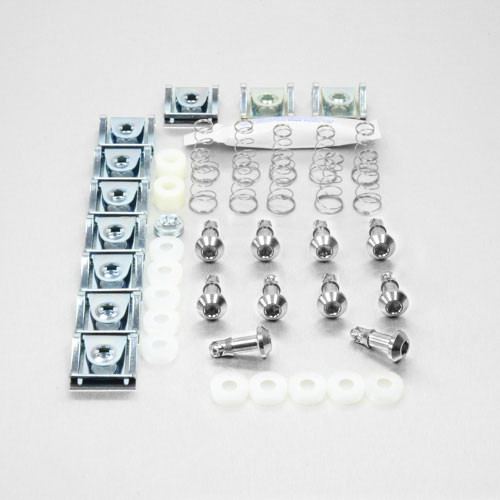 Inox - Viti Sgancio Rapido Brugola 19mm - Conf. 10 pezzi con clip