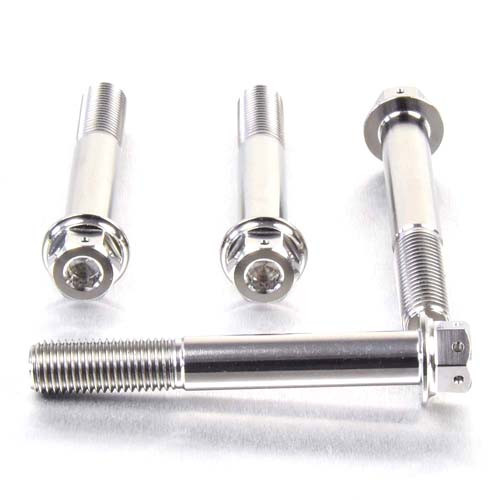 Titanio - Viti Montaggio pinze Radiali Testa Esagonale Flangiata 70mm DualDrive