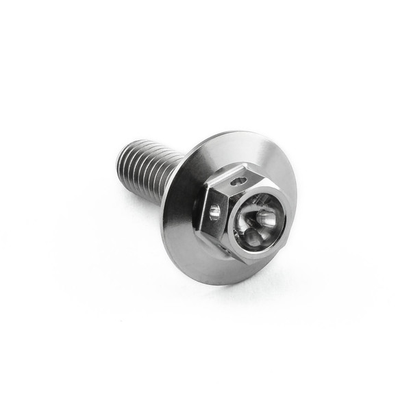 Titanio Vite Testa Esag. Flang. M6 x (100mm) x 18mm (16mm diam. est.) Race Spec