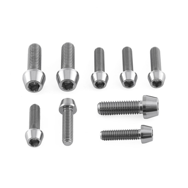Kit Viti Titanio per Base e Testa di Sterzo