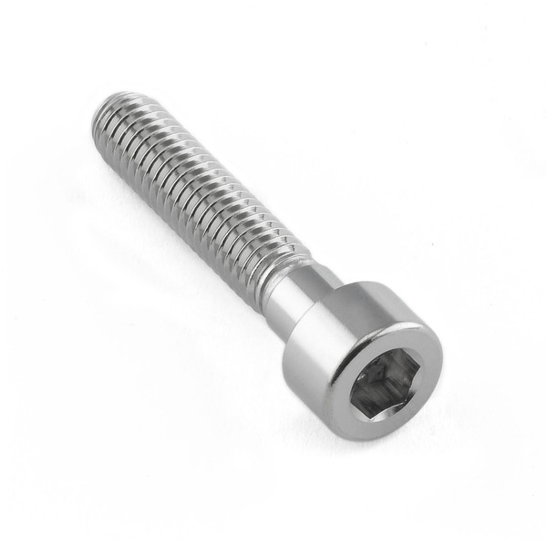 Inox - kit viti tappo cannotto sterzo M6x(1.00mm)x30mm testa cilindrica