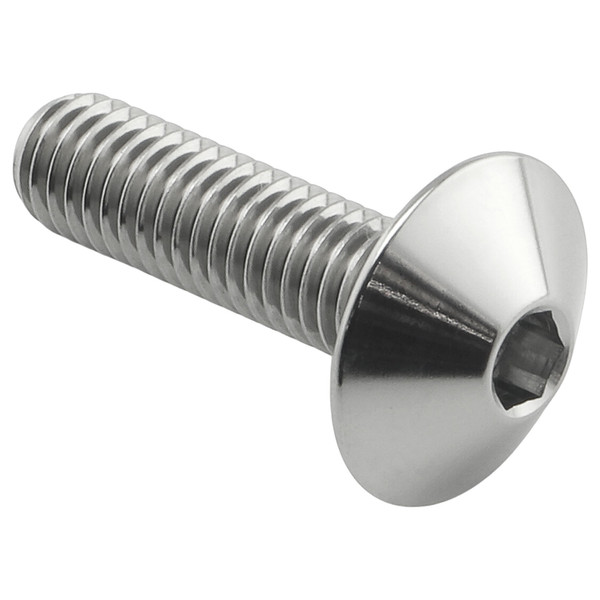 Titanio - Vite Testa Bombata M5 x (0.80mm) x 18mm