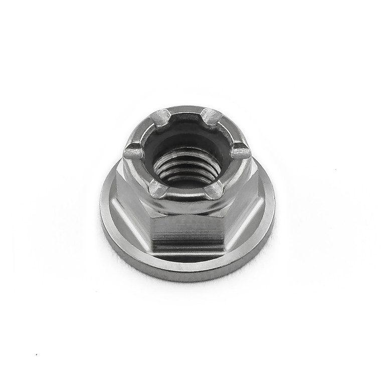 Titanio - Dado autobloccante Flangiato M5 x (0.80mm)