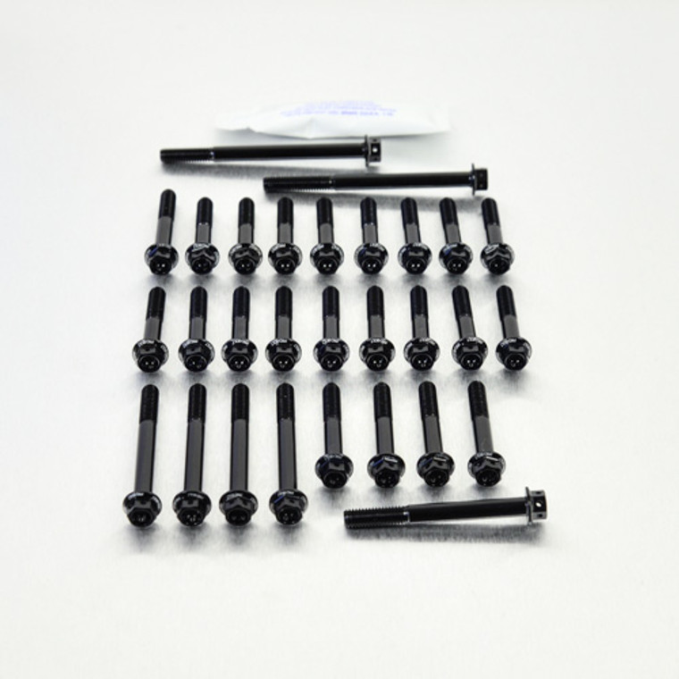 Kit Viti Ergal Carter Motore Honda CB500 '93-'03 Testa Forata Corsa Nero