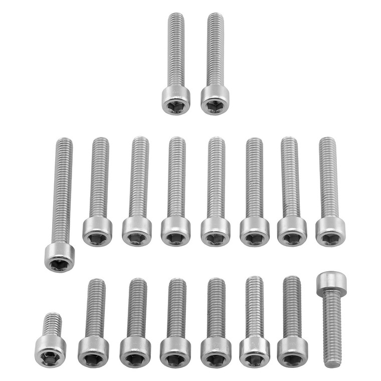 Kit Viti Ergal Carter Motore TZR250 '87-'91 Argento