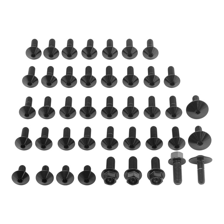 Kit viti carena Inox Ducati 1199 Panigale Nero