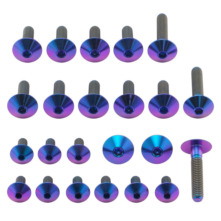 Titanio - Kit Viti Carena Yamaha YZF-R6 Foschia Viola