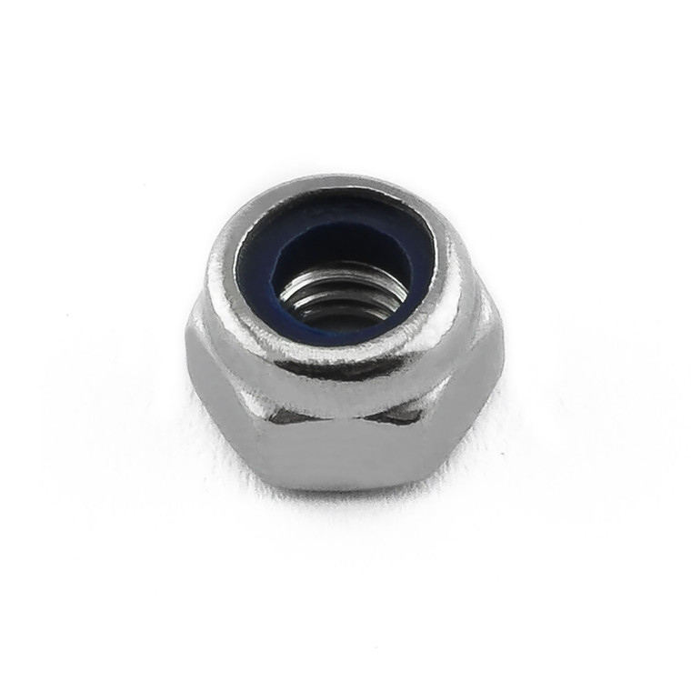 Stainless Steel A4 Nylock Nut M4x(0.70mm)