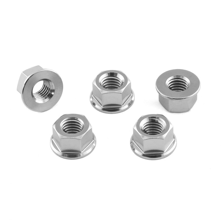 Stainless Steel Sprocket Nut M8x(1.25mm) Pack x5