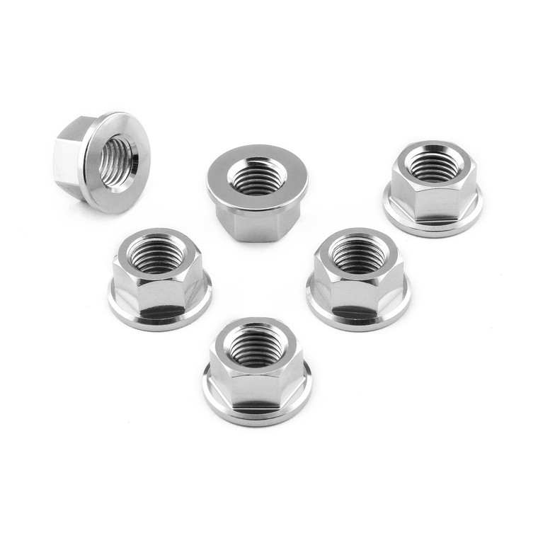Stainless Steel Sprocket Nut M10x(1.25mm) Pack x6