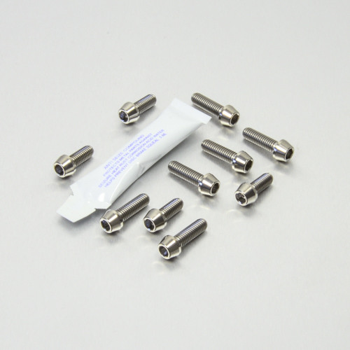 Titanio - Viti Disco Frenos Ant M6x20mm Testa Conica Brugola Conf da 10