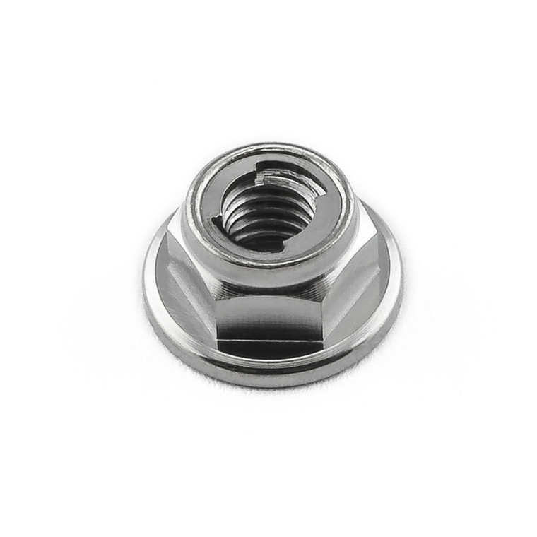 Titanium Flanged Metal Lock Nut M4x(0.70mm)