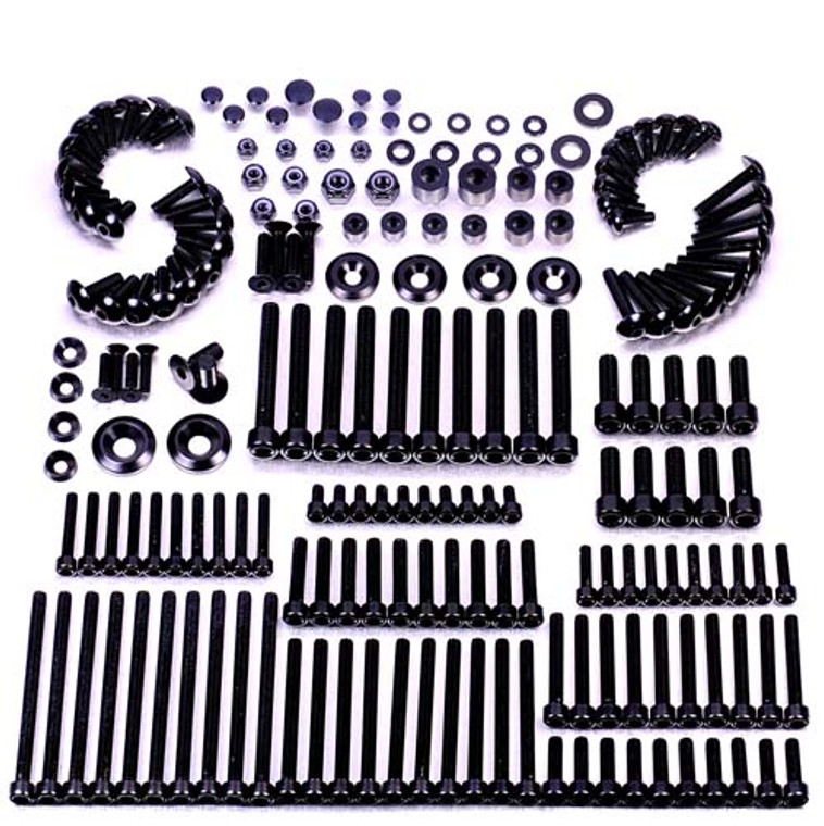 Aluminium Workshop Box 200 Piece Black