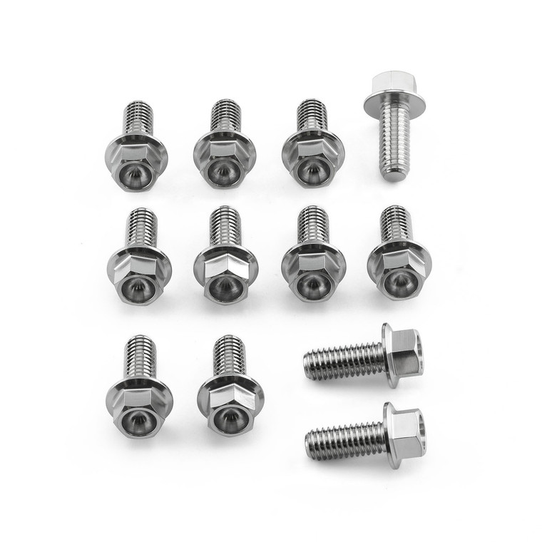 Inox - Viti Disco Freno M6 x 15mm Testa Esagonale Conf da 12