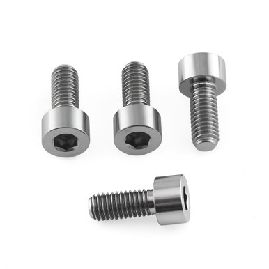 Viti a guarnizione da 6mm con dadi decorativi in alluminio per targhe automobili