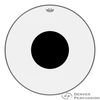 Remo CS-1328-10- Bass, Controlled Sound, Clear, 28" Diameter, Black Dot On Top