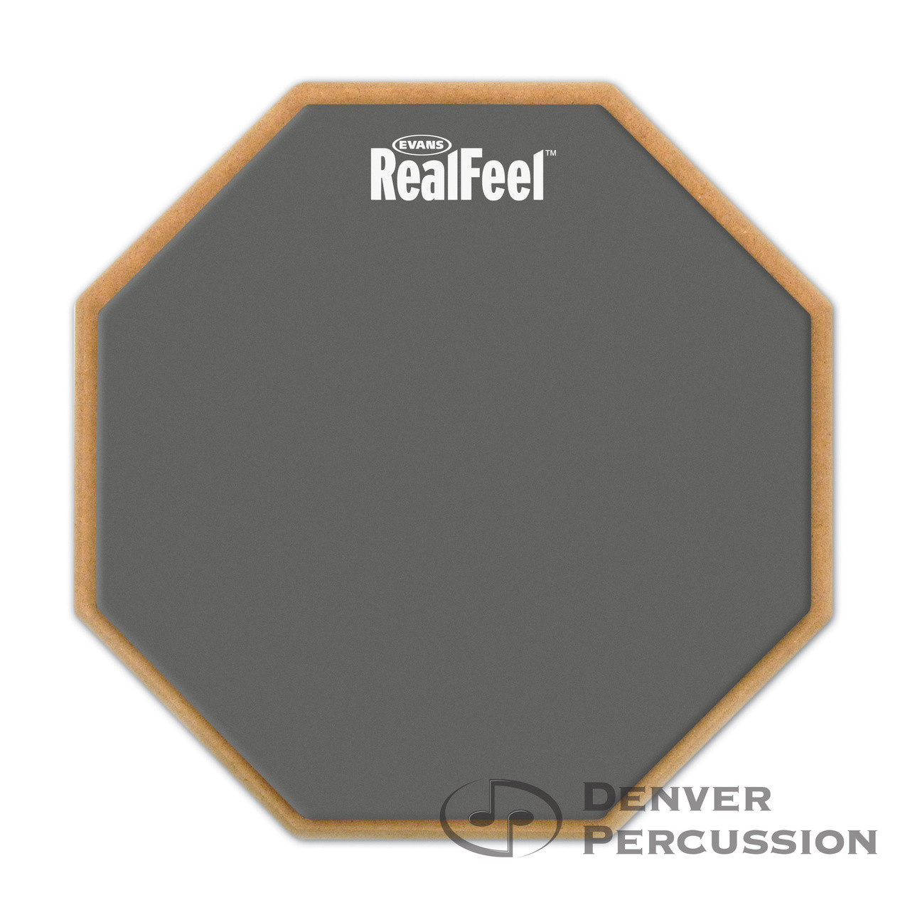Evans RealFeel 6 1-Sided Standard Practice Pad — Drums on SALE