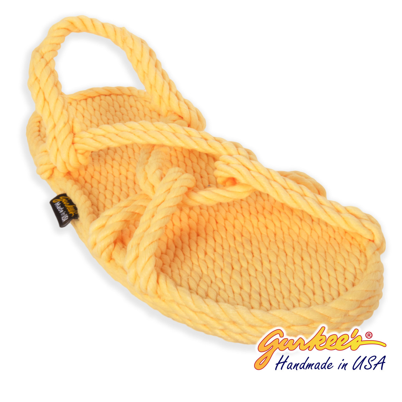 yellow rope sandals