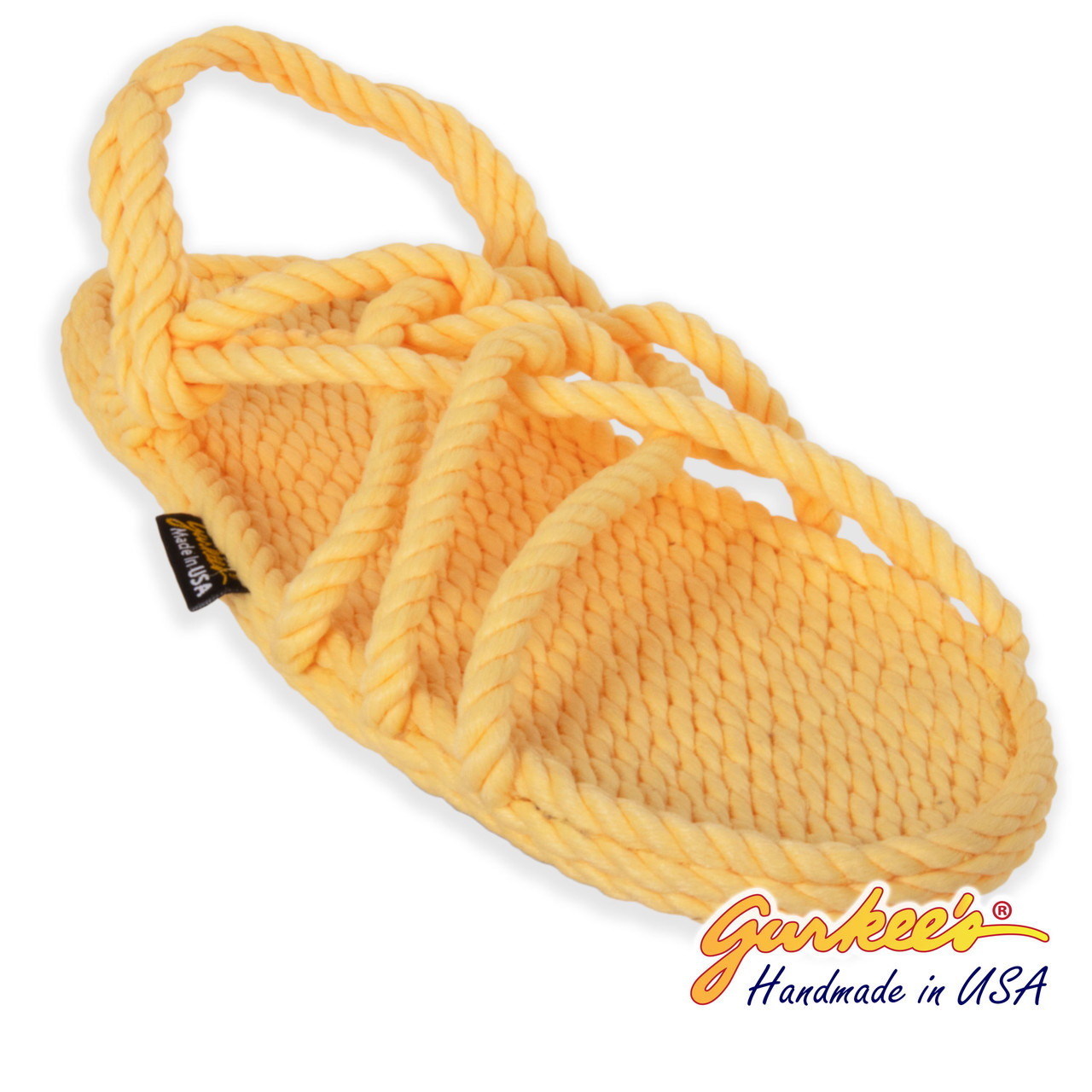Classic Trinidad Lemonade Rope Sandals - Gurkee's