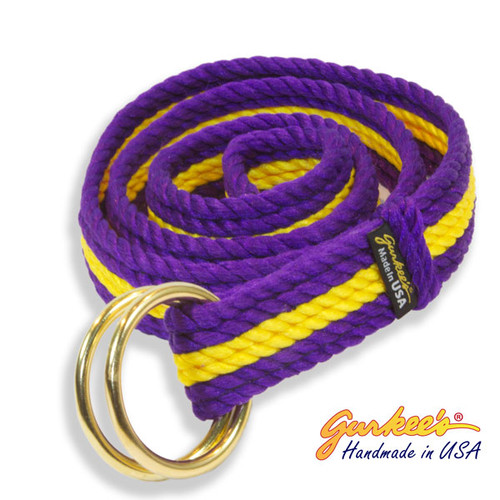 Signature Handmade Purple & Yellow Belt