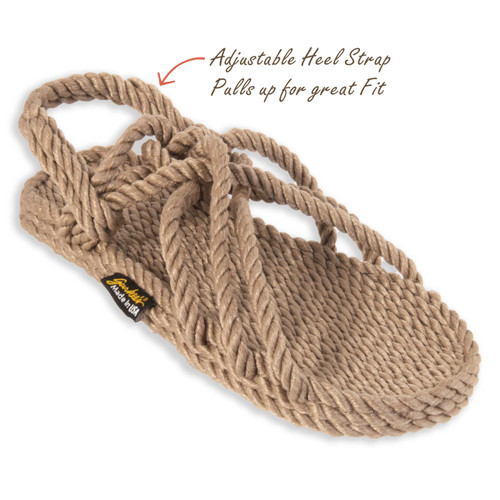 Signature Neptune Khaki Rope Sandals