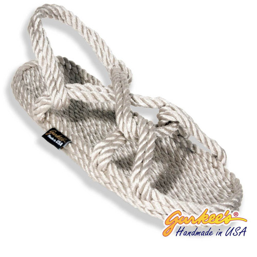 Signature Barbados Platinum Rope Sandals