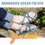 Barbados Ocean Tie Dye Rope Sandals