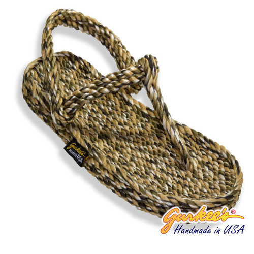 Signature Trinidad Camo Rope Sandals - Gurkee's