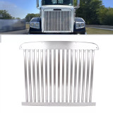 Stainless Steel Freightliner FLD 120 Grille - 17 Vertical Bars