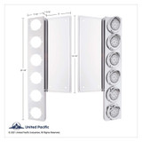 Freightliner Stainless Front Air Cleaner Bracket Only - 12 Light Cutouts